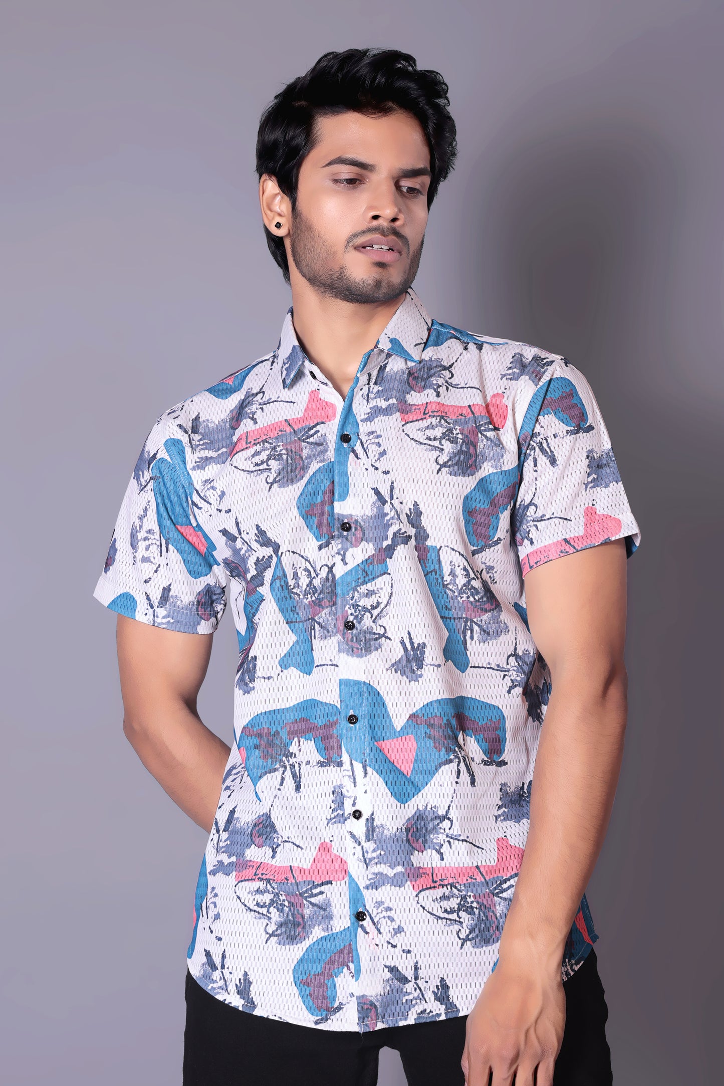 Skyblue color Half Sleeve Shirt