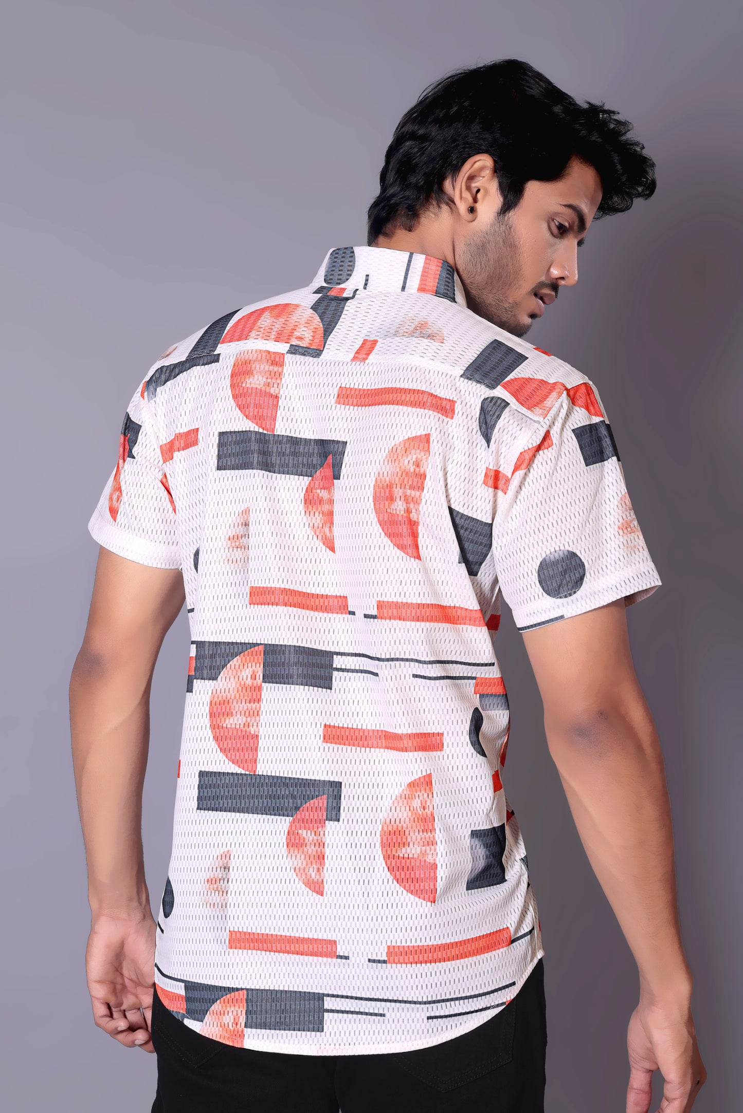 Orange color Half Sleeve Shirt