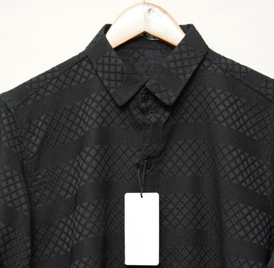 Falcone Black Color Full Sleeve Shirt