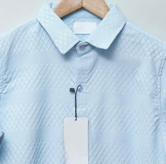 Falcone Sky Blue Full Sleeve Shirt
