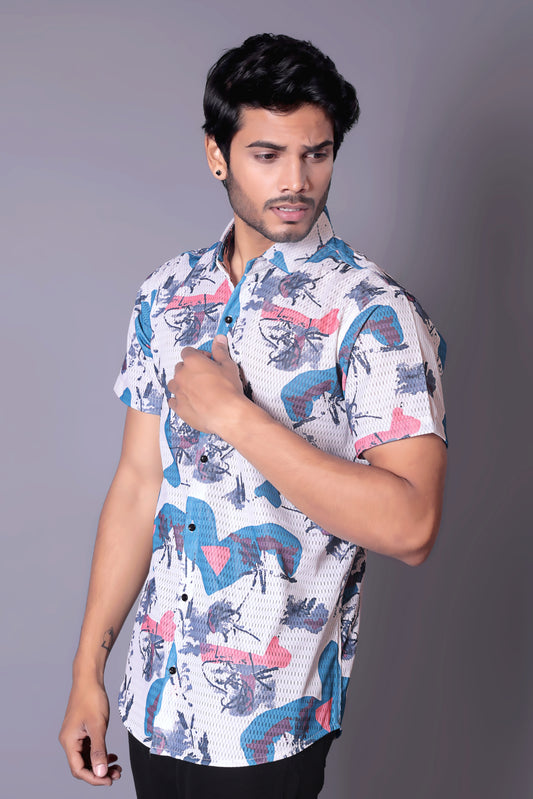 Skyblue color Half Sleeve Shirt