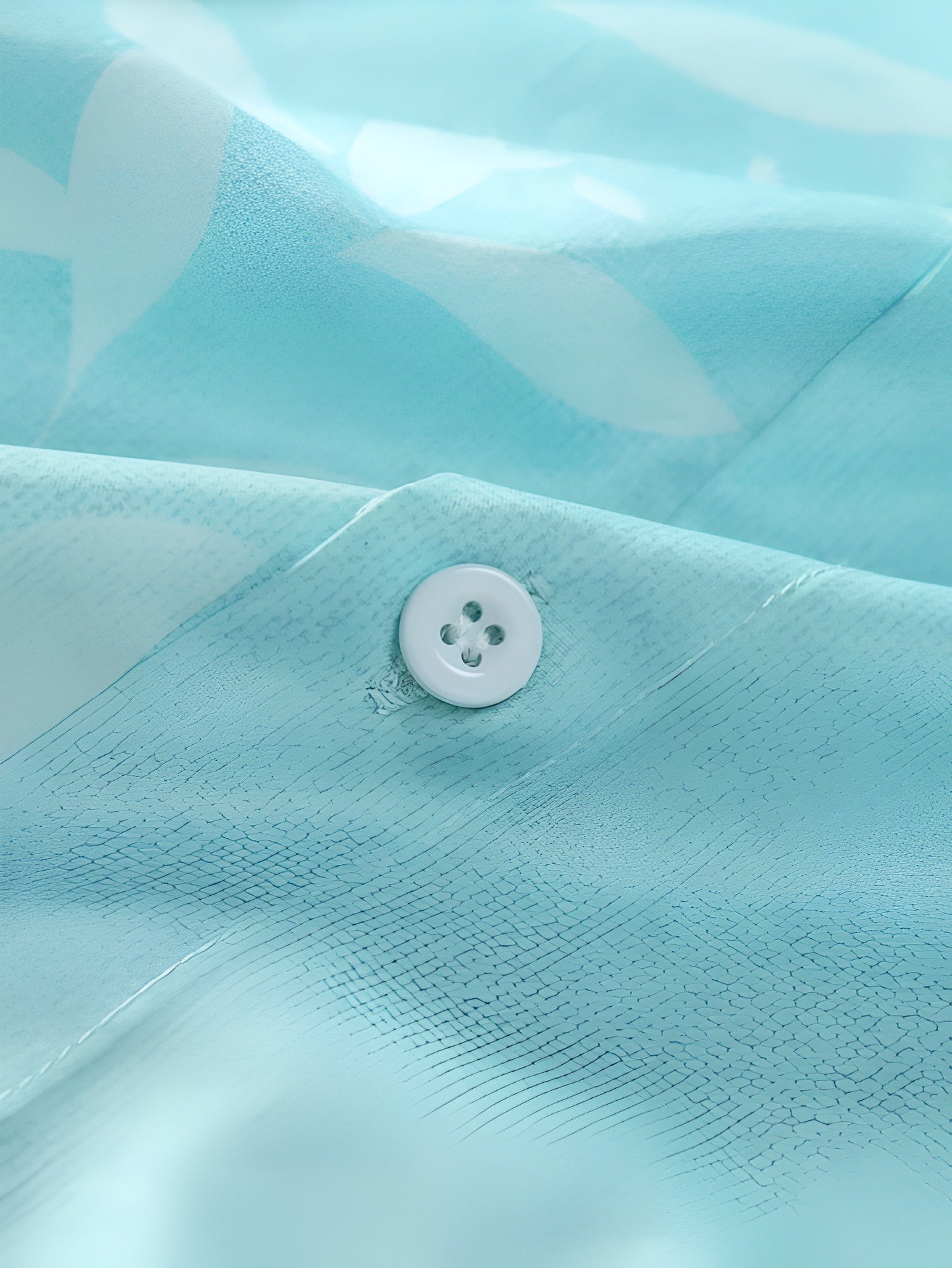 Ocean Blue Lycra Half Sleeve Shirt