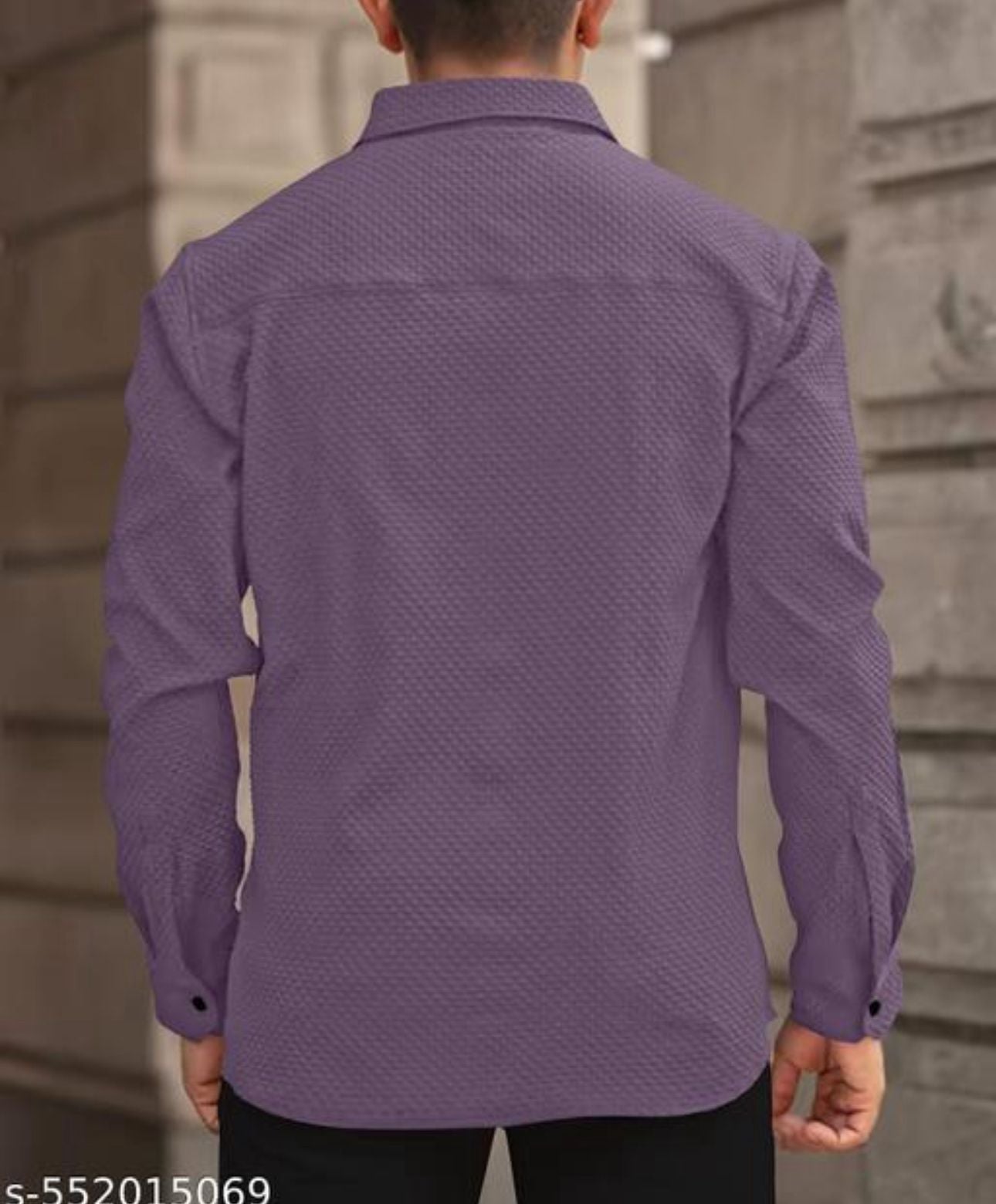 Pink Color Popcorn Full Sleeve Shirt