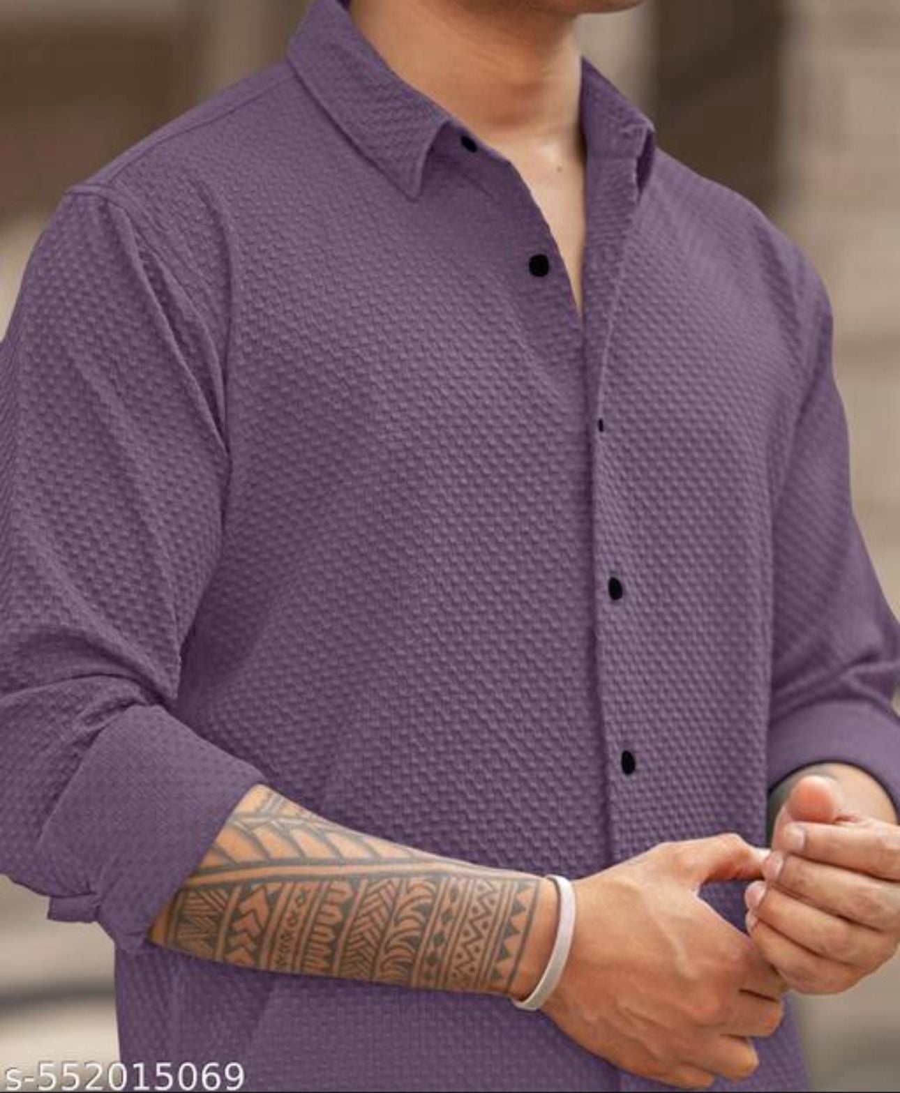 Pink Color Popcorn Full Sleeve Shirt