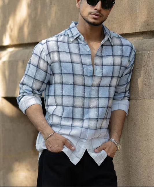 Checked Lycra Shirt