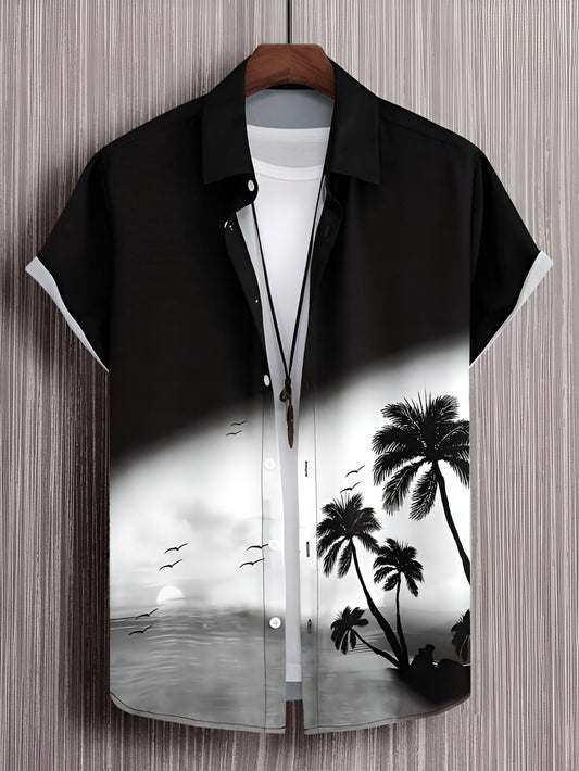 Upper Half Black Color Lycra Half Sleeve Shirt