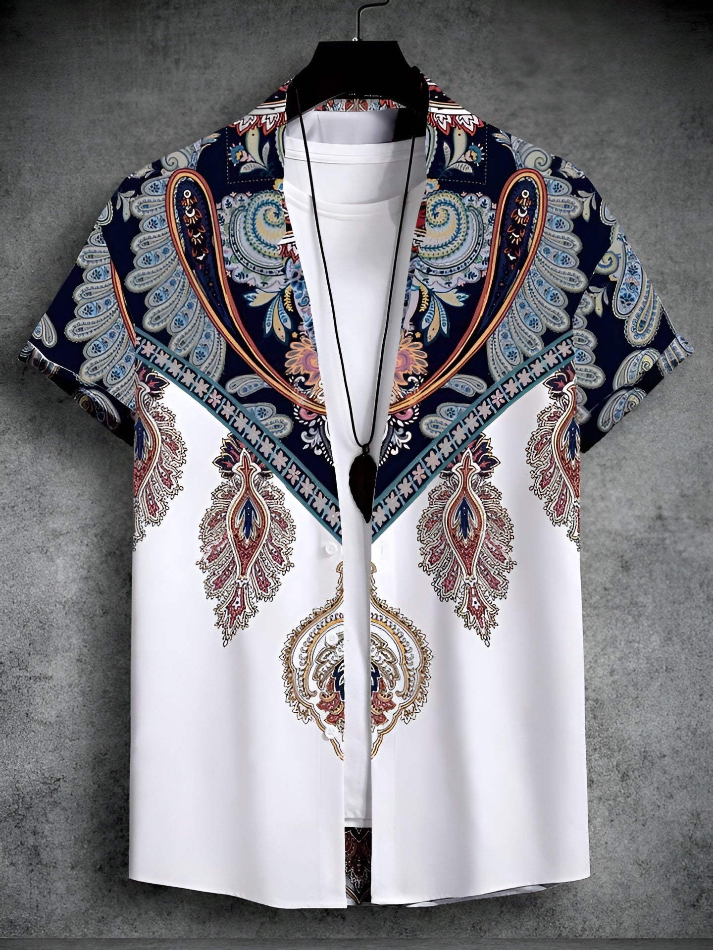 White Lycra Half Sleeve Shirt